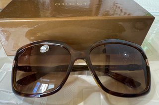Occhiali da sole Gucci vintage marroni