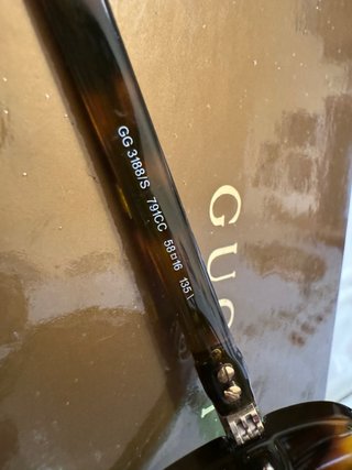 Occhiali da sole Gucci vintage marroni