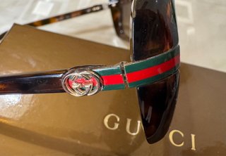 Occhiali da sole Gucci vintage marroni