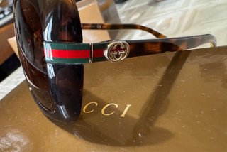 Occhiali da sole Gucci vintage marroni