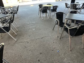 Conjunto Mesa y Sillas Terraza Hostelería