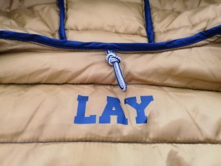 Piumino uomo con cappuccio "Lay" t. XL