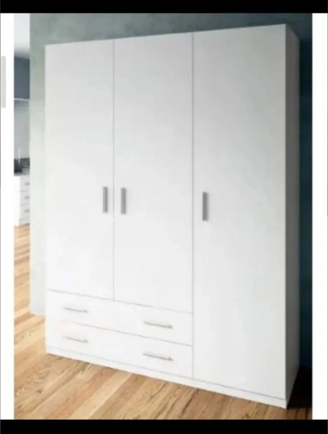Armadi modulari nuovi beige a 3 ante e cassetti