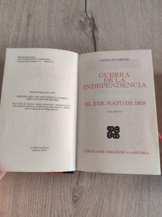 3 Libros "Guerra de la Independencia"