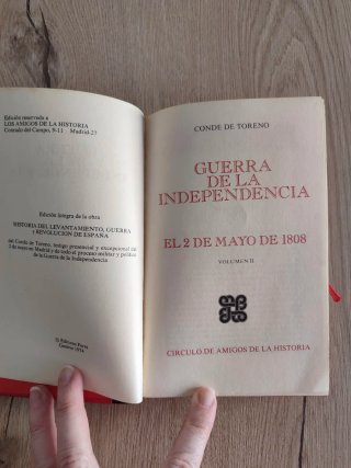3 Libros "Guerra de la Independencia"