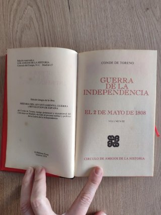 3 Libros "Guerra de la Independencia"