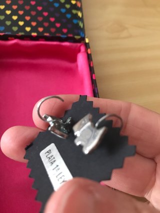 Pendientes Perro Plata 1ª Ley