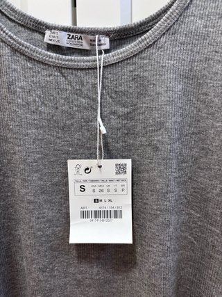 Pack 2 Tops Zara Canalé Talla S Nuevos