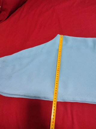 Pantalón ancho mujer azul