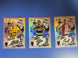 Lote cartas Topps Man Match Nico Schlotterbeck