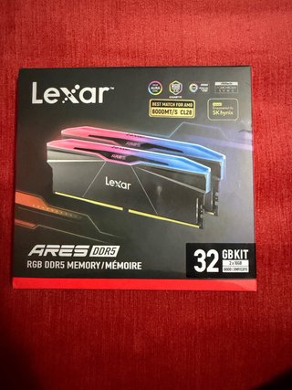 Lexar Kit RAM RGB DDR5 da 32 GB (2 x 16 GB)