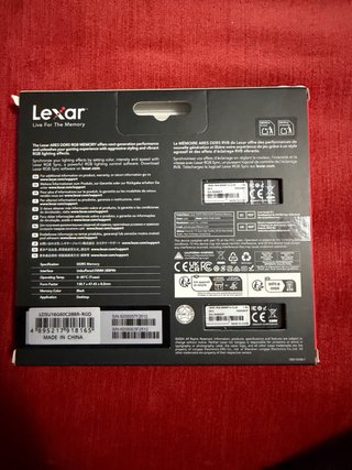 Lexar Kit RAM RGB DDR5 da 32 GB (2 x 16 GB)