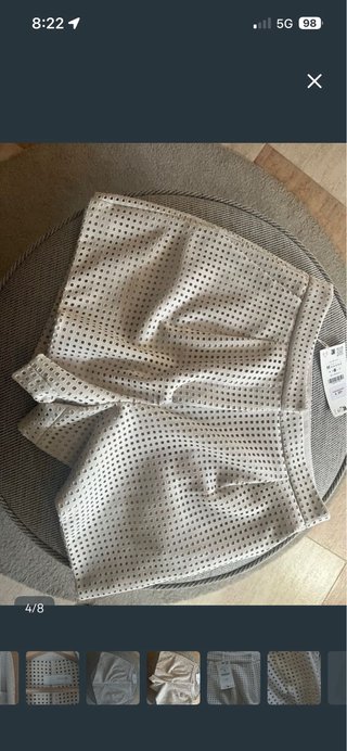 Traje zara ante corto