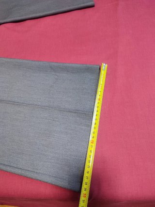 Pantalón ancho mujer gris