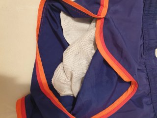 Bañador Calzedonia Hombre Azul Naranja