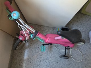 Bicicleta infantil rosa Decathlon