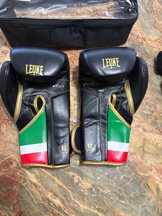 Guantes Boxeo Leone Negros