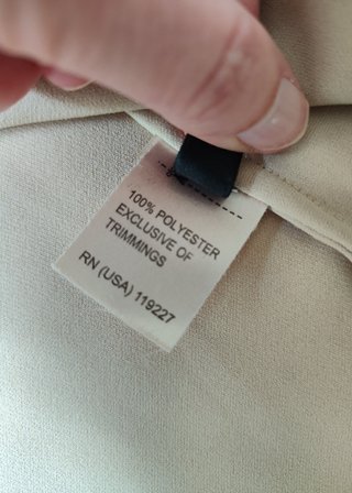 Vestido Massimo Dutti beige talla S