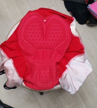 Culote Ciclismo Rojo y Blanco
