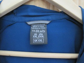 Soft shell Rab 2XL nuevo