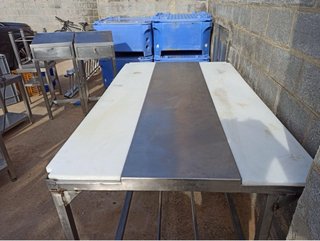 Mesa de trabajo acero inoxidable