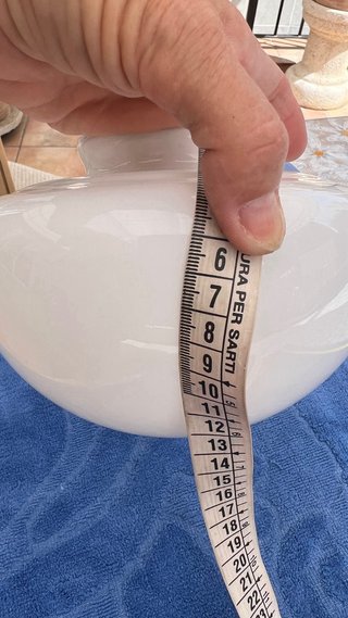 Cristal recambio de lámpara ventilador
