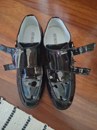 Zapatos negros charol talla 37