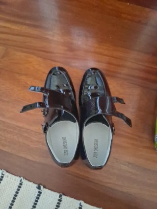 Zapatos negros charol talla 37
