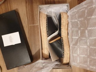 Alpargatas DKNY Piel Negras