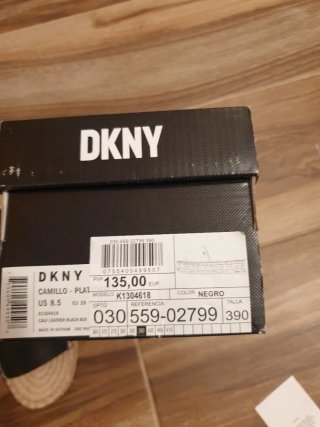 Alpargatas DKNY Piel Negras
