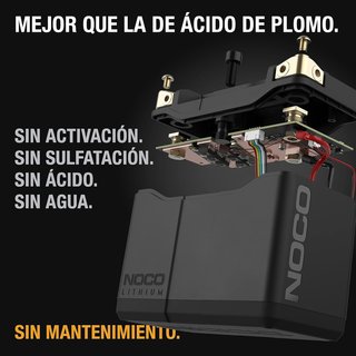 NOCO Lithium NLP20: Batería de Litio 600A, 12V 7Ah con BMS Dinámico para Motos