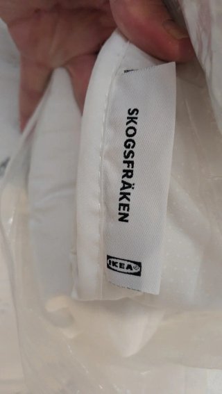 Edredón Nórdico Ikea Skogsfraken Blanco