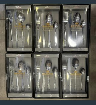 Set 24 Posate Bavaria Acciaio Inox