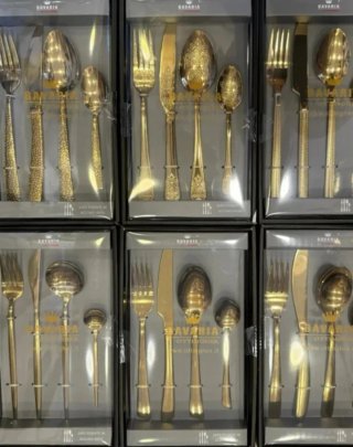 Set 24 Posate Bavaria Acciaio Inox