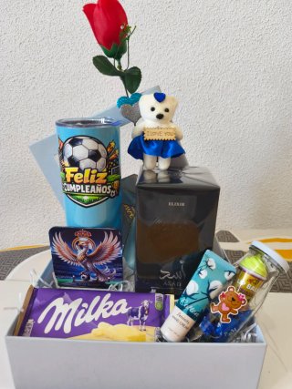 Caja Regalo Sorpresa Cumpleaños Fútbol