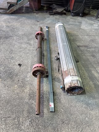 Puerta enrollable galvanizada