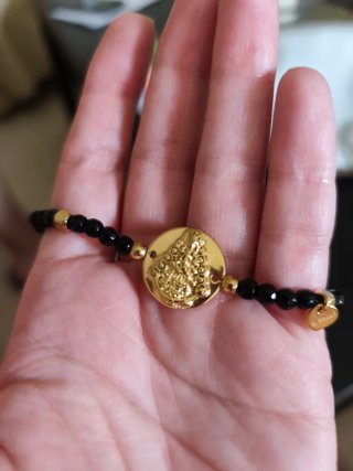 Pulsera Virgen del Rocío Acero elástica