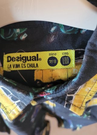 Camisa Desigual Estampada Niños