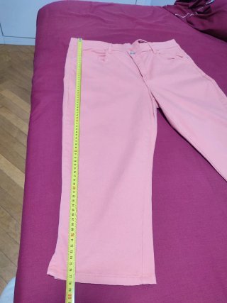 Pantalón pirata mujer coral