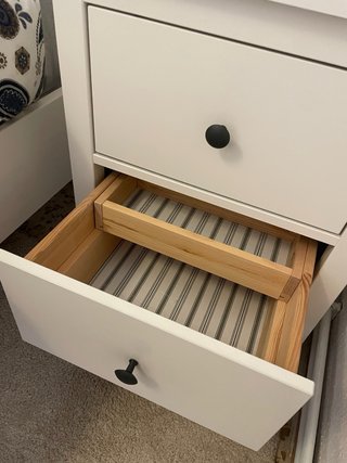 2x - Mesitas de noche IKEA HEMNES blancas