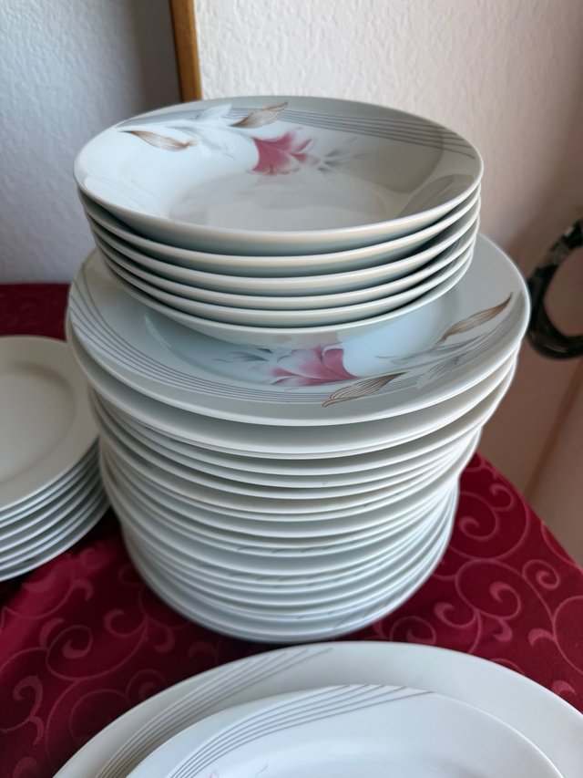 Bareuther Bavaria Porcelana 59  Piezas Años 70