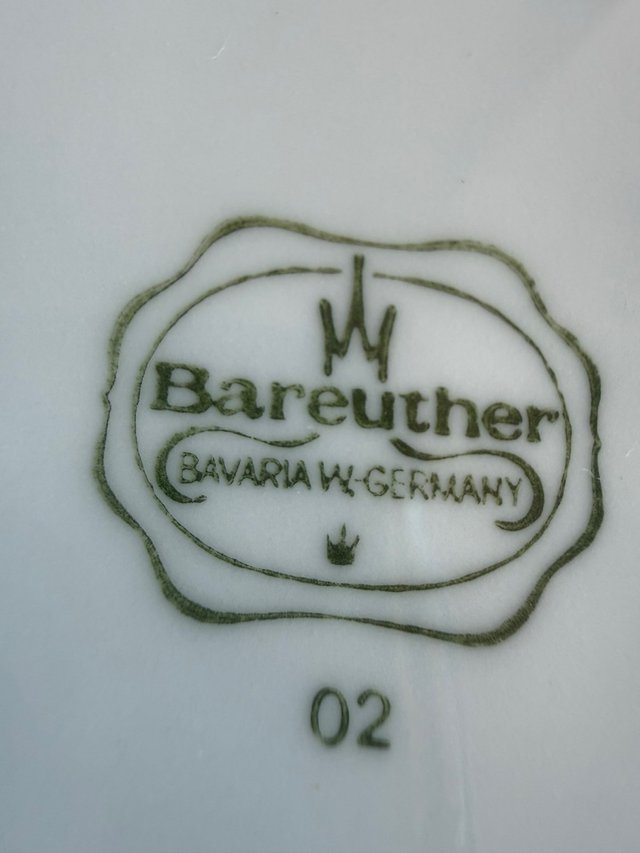 Bareuther Bavaria Porcelana 59  Piezas Años 70