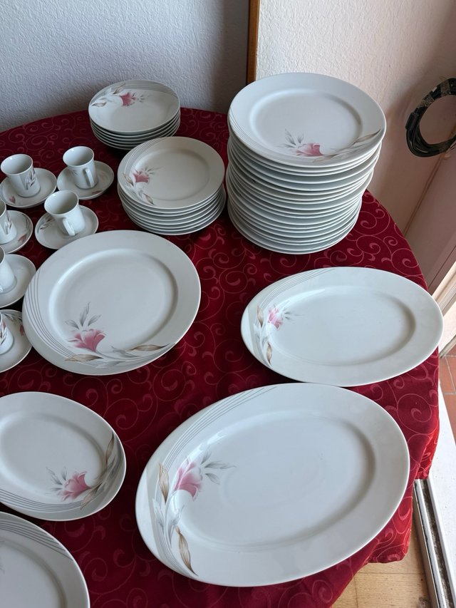 Bareuther Bavaria Porcelana 59  Piezas Años 70