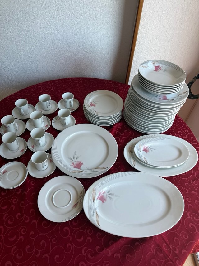 Bareuther Bavaria Porcelana 59  Piezas Años 70