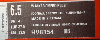 Nike Vomero Plus Azul y Blanco