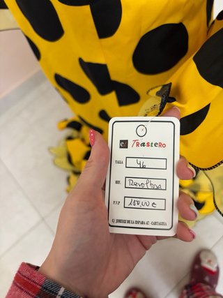 Vestido Flamenca Amarillo y Negro Nuevo