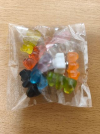 Magneti Orsetti Gommosi Colorati