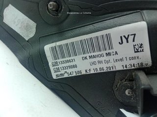 Opel 20904227 retrovisor derecho insignia a (g09)