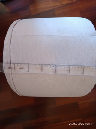 2 Pufs de tela (Lila clarito)