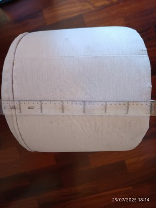 2 Pufs de tela (Lila clarito)